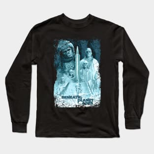 Exploring the Abyss Journey Beneath The Planet Of The Apes Long Sleeve T-Shirt